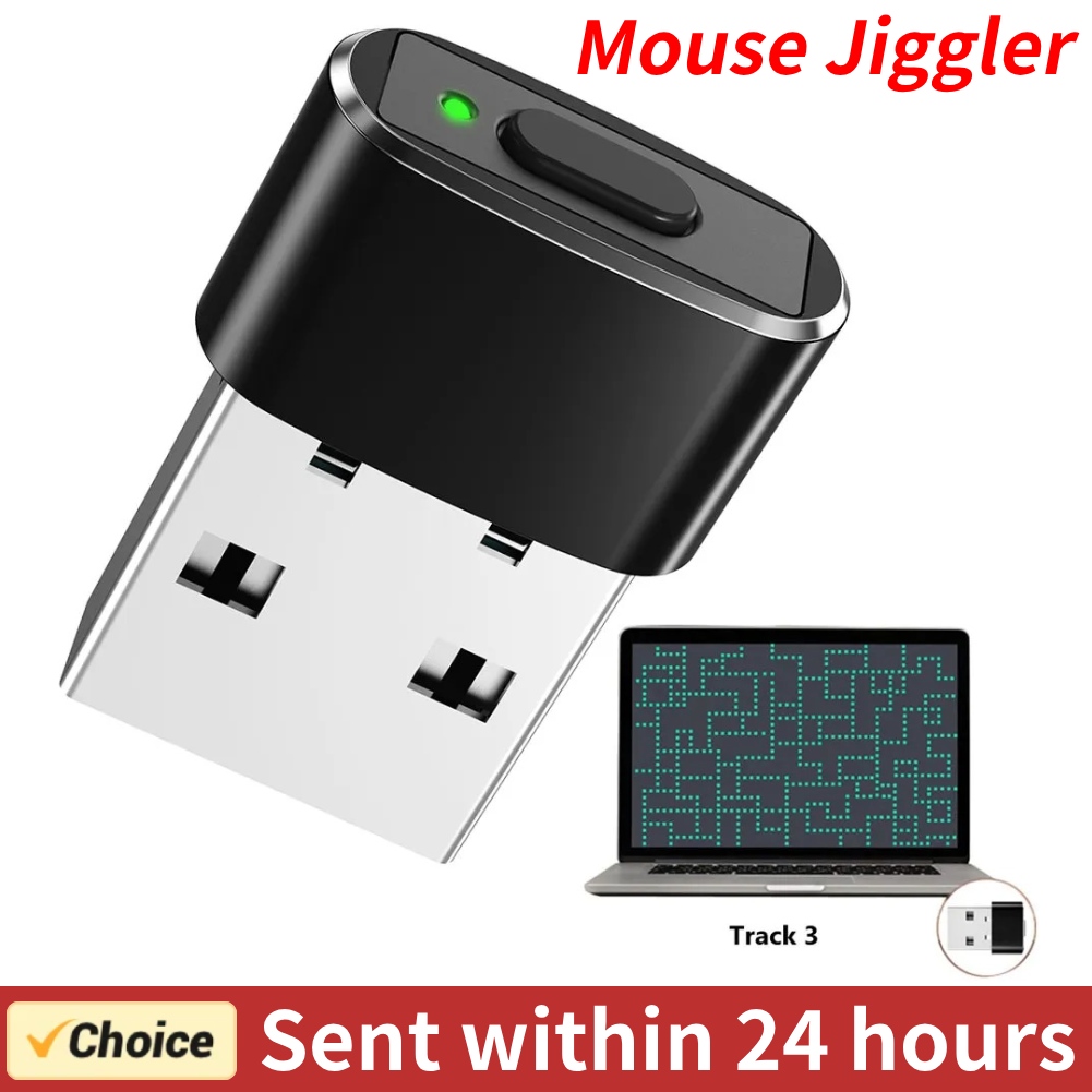 Auto Mouse Mover - Muisbewegingsapparaat, onzichtbaar, automatisch, USB-poort, voor pc