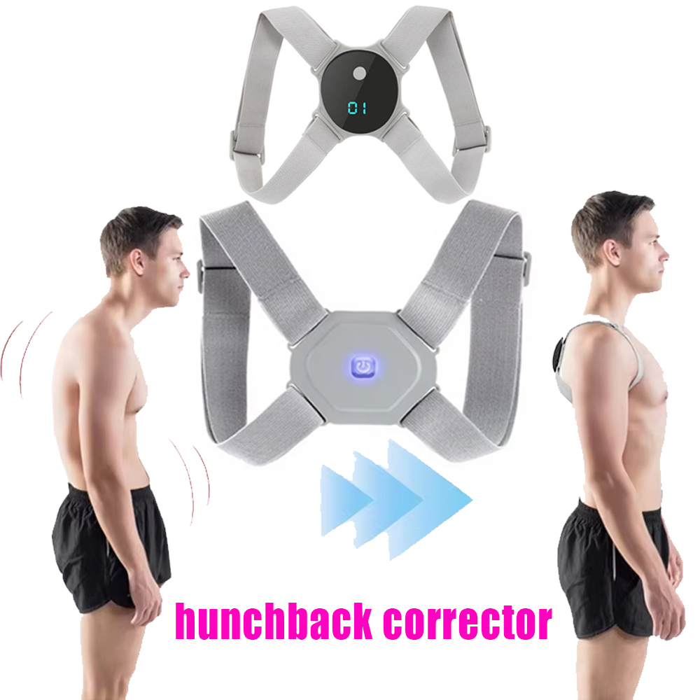 Smart Posture Sensor - Slimme houdingscorrector Rugbrace Trillingsherinnering Onzichtbare schoudersteun