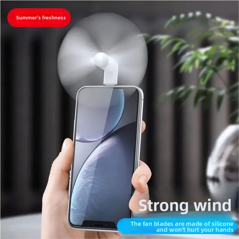Electronics Gadgets Sale - Type C Mini-telefoonventilator, draagbare zakventilator, sterke