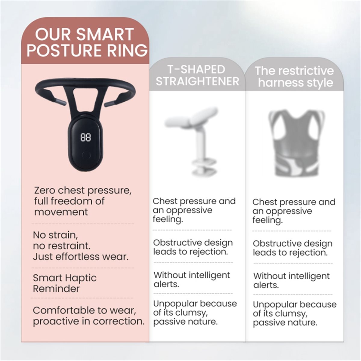 Smart Posture Sensor - [BLACKFRIDAY] Slimme Houding Corrector Micro Vibratie