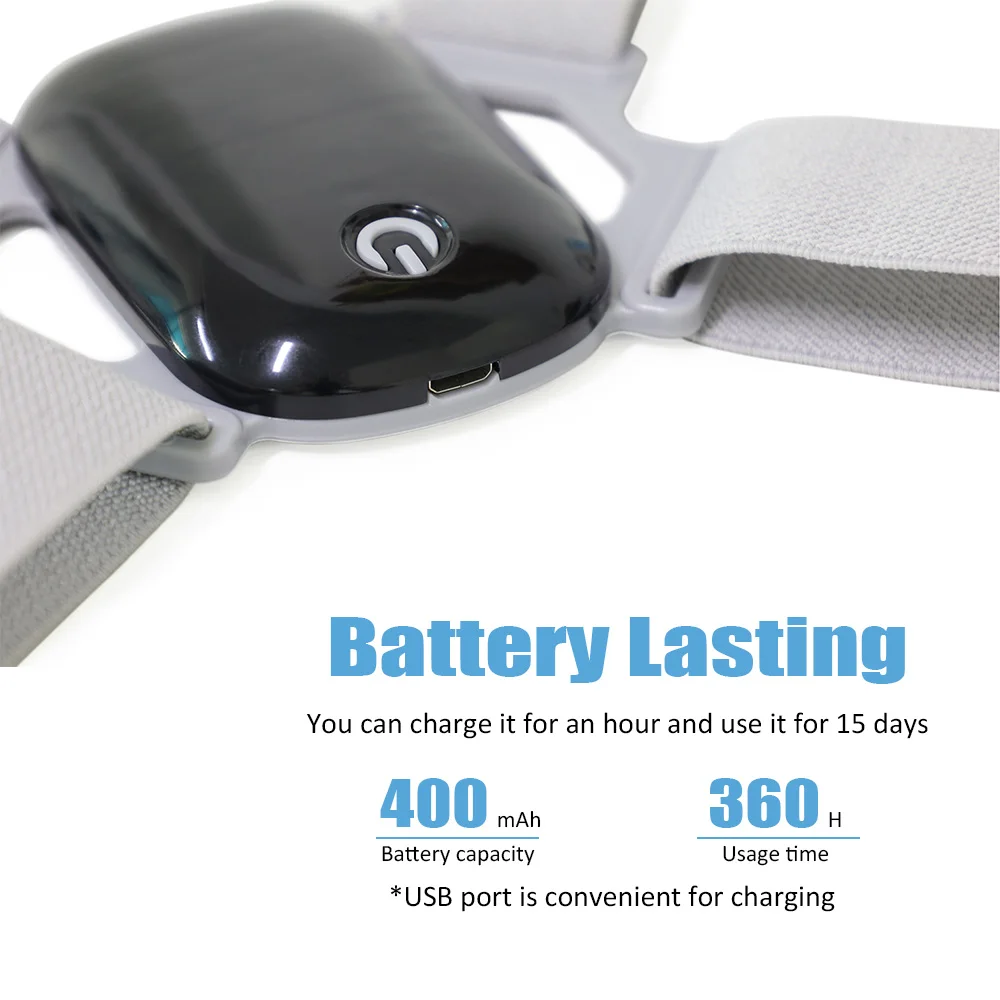 Smart Posture Sensor - Slimme correctieriemsensor Orthese Onzichtbare herinnering Zithouding