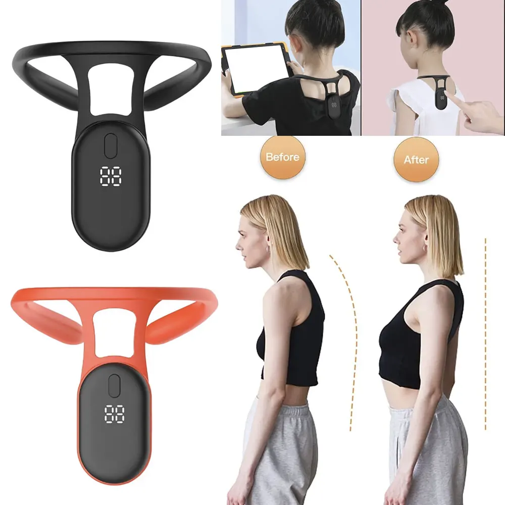Smart Posture Sensor - Verbeterde slimme houdingscorrector Micro-trillingssensor Realtime houdingstraining