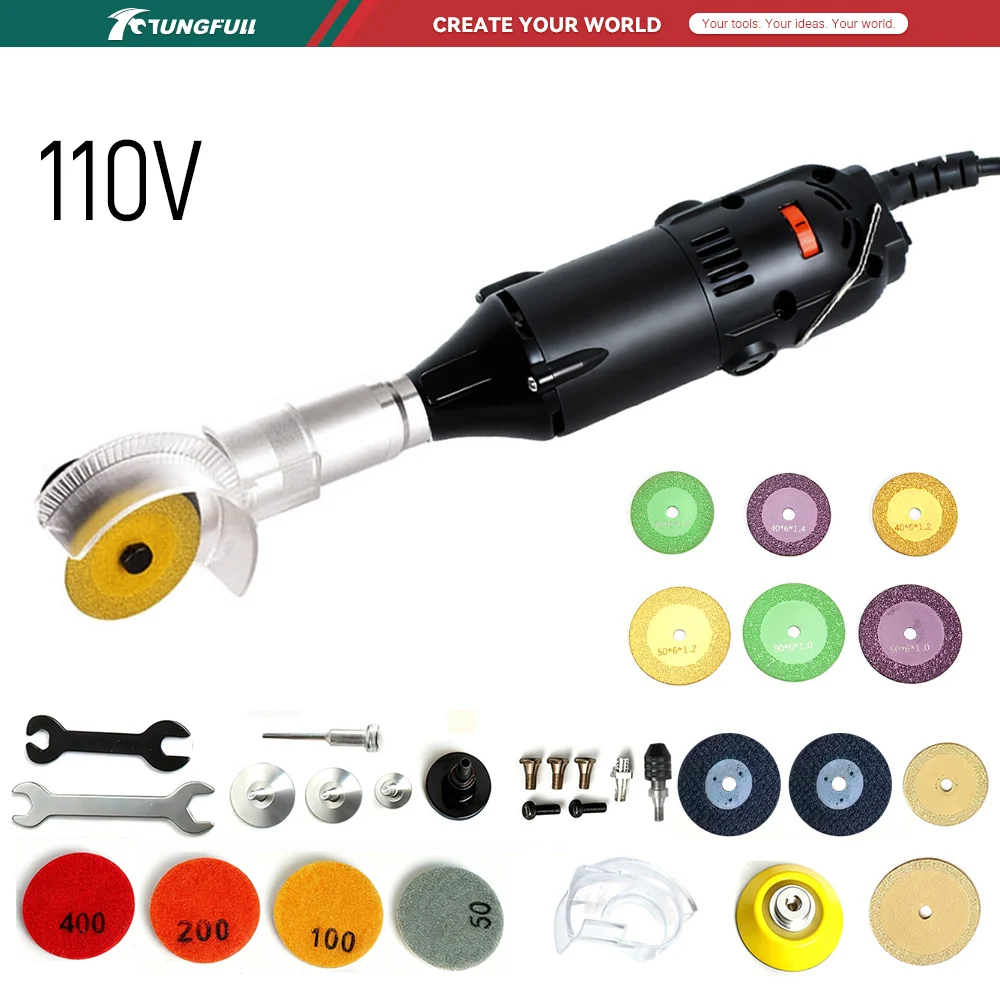Electric Gadget - TUNGFULL 110V Mini-haakse slijpmachine Elektrische polijstmachine