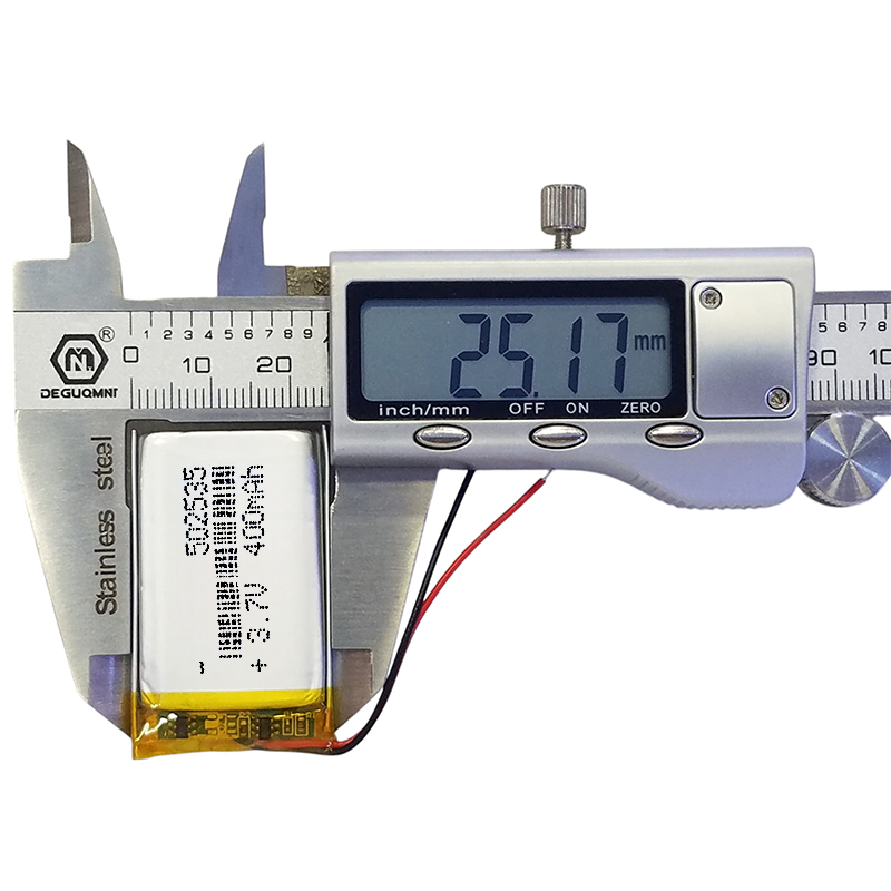 502535 3,7V 400mAh Lipo-batter - Electronics And Gadgets Ce recensie en prijs