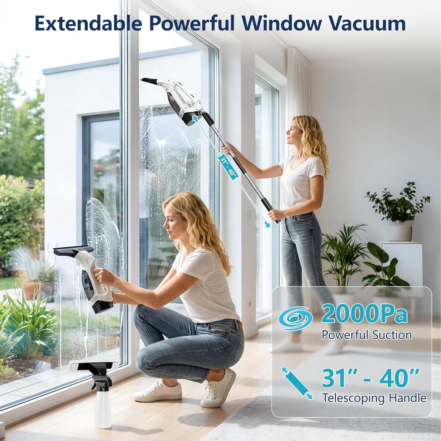 2000Pa Handheld Raamvacuümwiss - Electric Gadget recensie en prijs